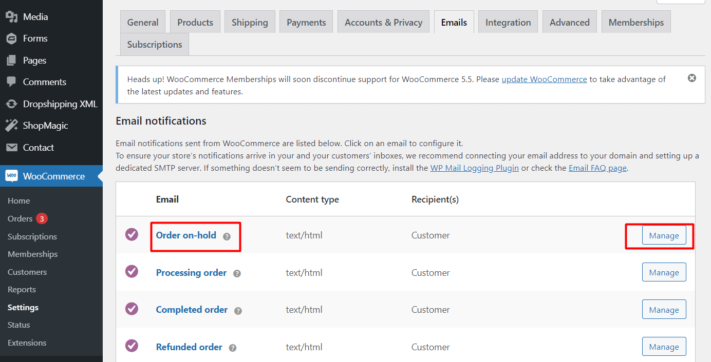 php - Adding time on recent orders for woocommerce - Stack Overflow