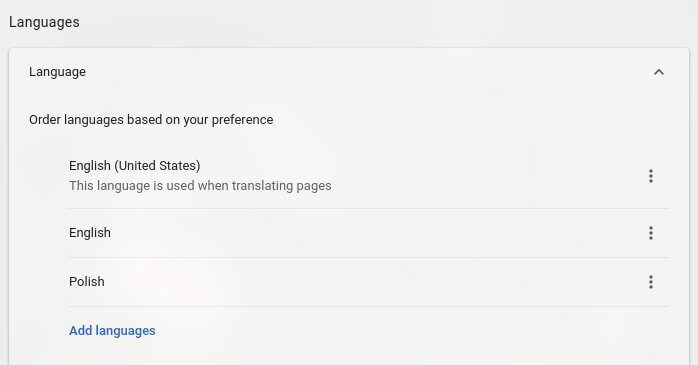 Browser Language