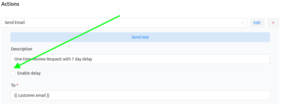 Enable Delay Automation