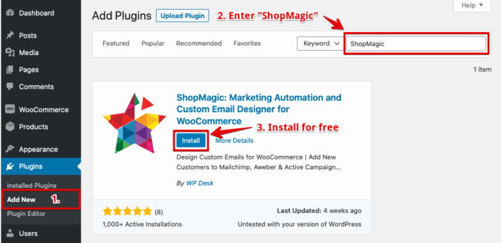 Install Shopmagic