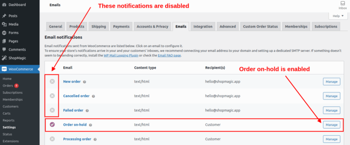 Woocommerce Notifications